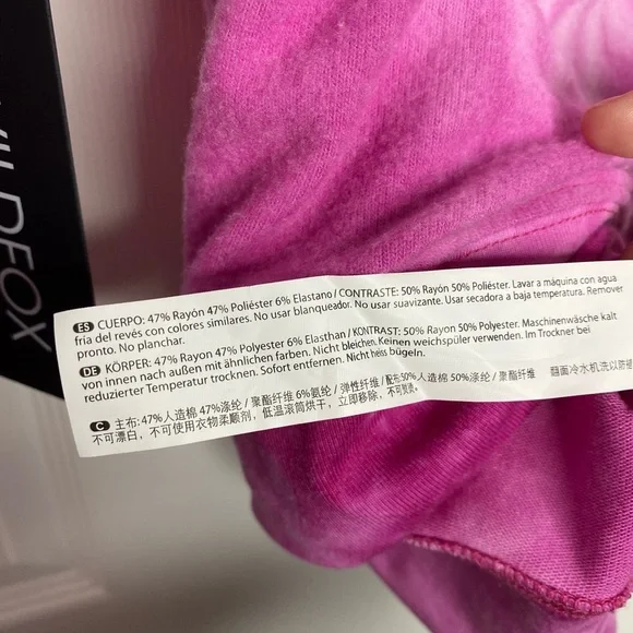 NET Wildfox Tie Dye Lounge Sweater Sz XS - Picture 6 of 8